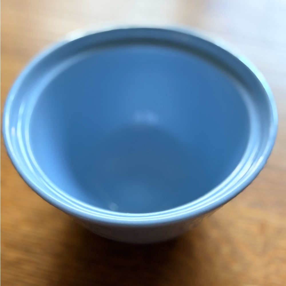 Skytone by Homer Laughlin small blue bowl- made in USA- 1940’s-1950’s - Picture 5 of 9